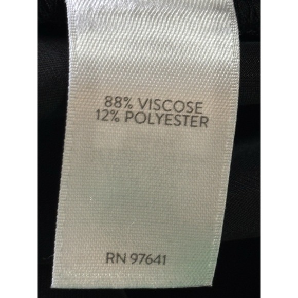 J-Jill Women's Tunic Black Dress Size Small with Pockets Sleeveless Summer Beach - Picture 13 of 13